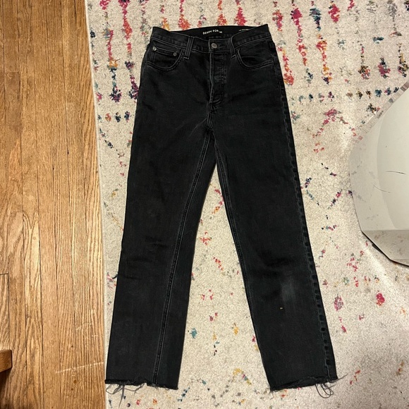 Denim Forum Arlo High Rise Straight Jeans size 24 - Picture 3 of 6